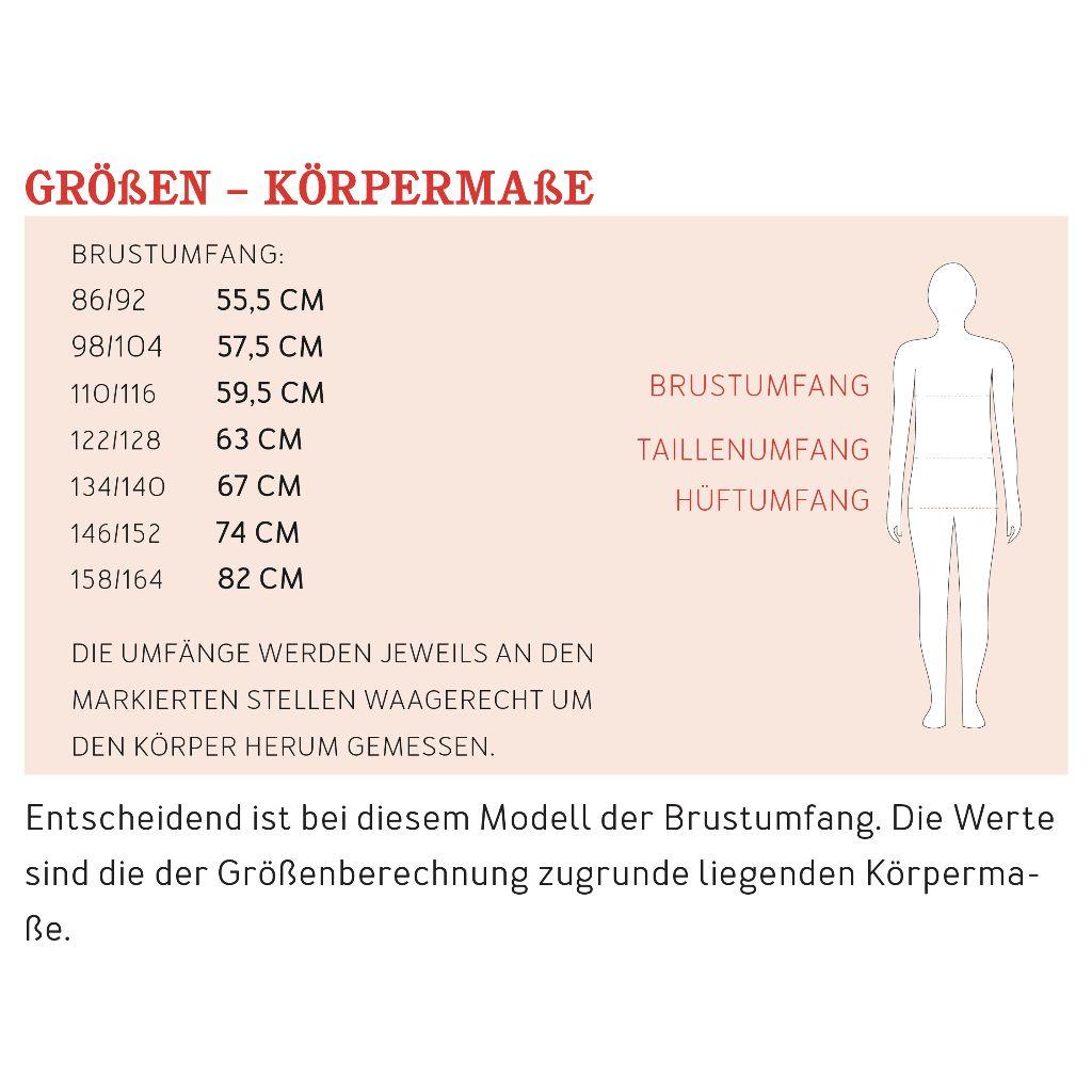 Papierschnittmuster Raglanpullover Svenni Gr. 86-164